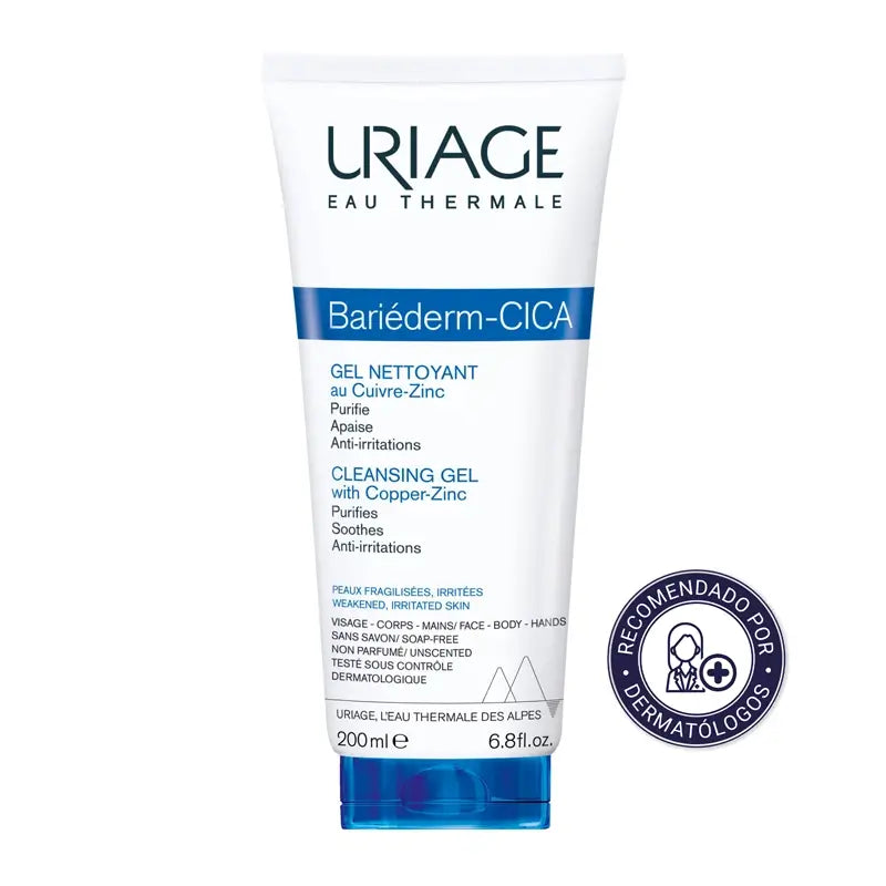 Uriage Bariéderm Cica Gel detergente , 200 ml