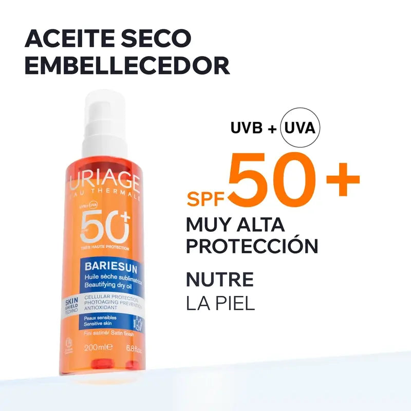 Uriage Bariésun Olio secco Spf50+, 200 ml