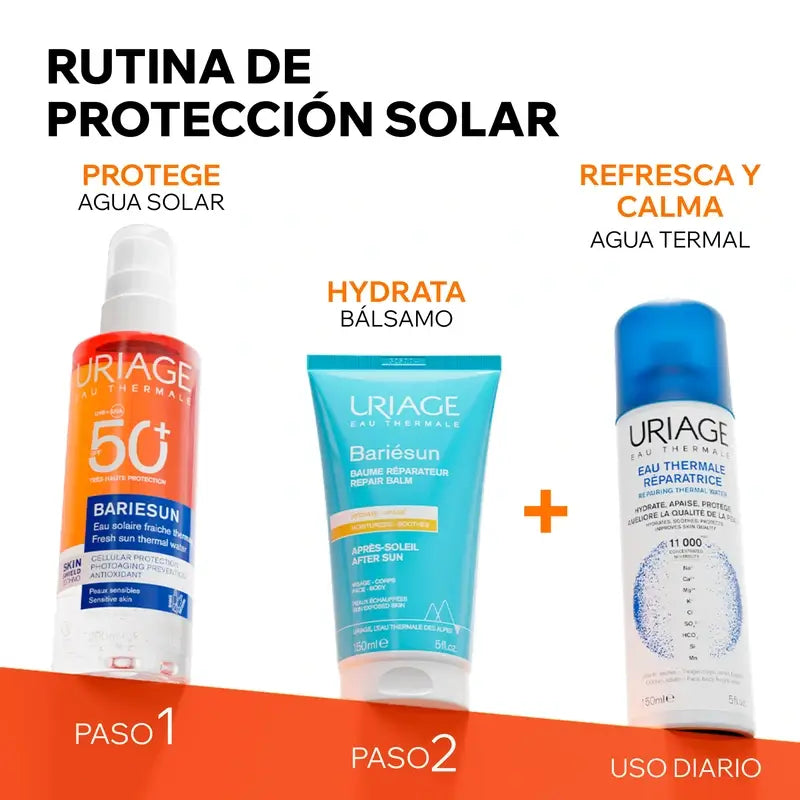 Uriage Bariésun Acqua di protezione solare rinfrescante Spf50+, 200ml