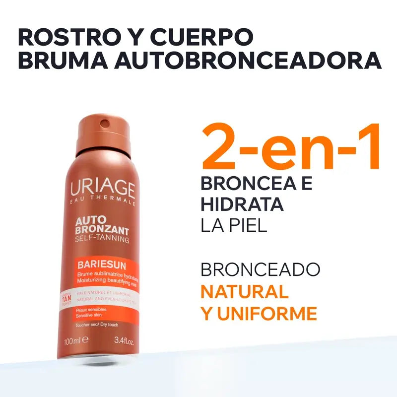 Uriage Bariésun Nebbia Termica Autoabbronzante 100 ml