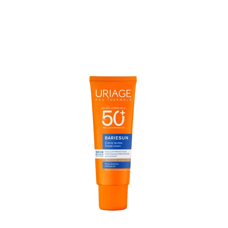 Uriage Bariésun Crema Minerale Compatta SPF 50+ Colore Dorato 10 g
