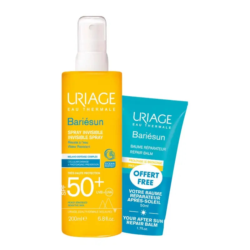 Uriage Bariésun Crema Spf50+ 50Ml + Spray Invisibile Spf50+ 200Ml
