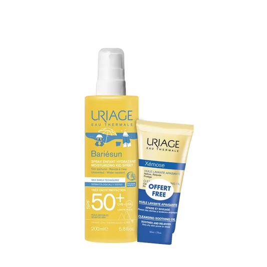 Uriage Bariesun Spf50 Spray Kid 200 Ml + Olio Xemose 50 Ml