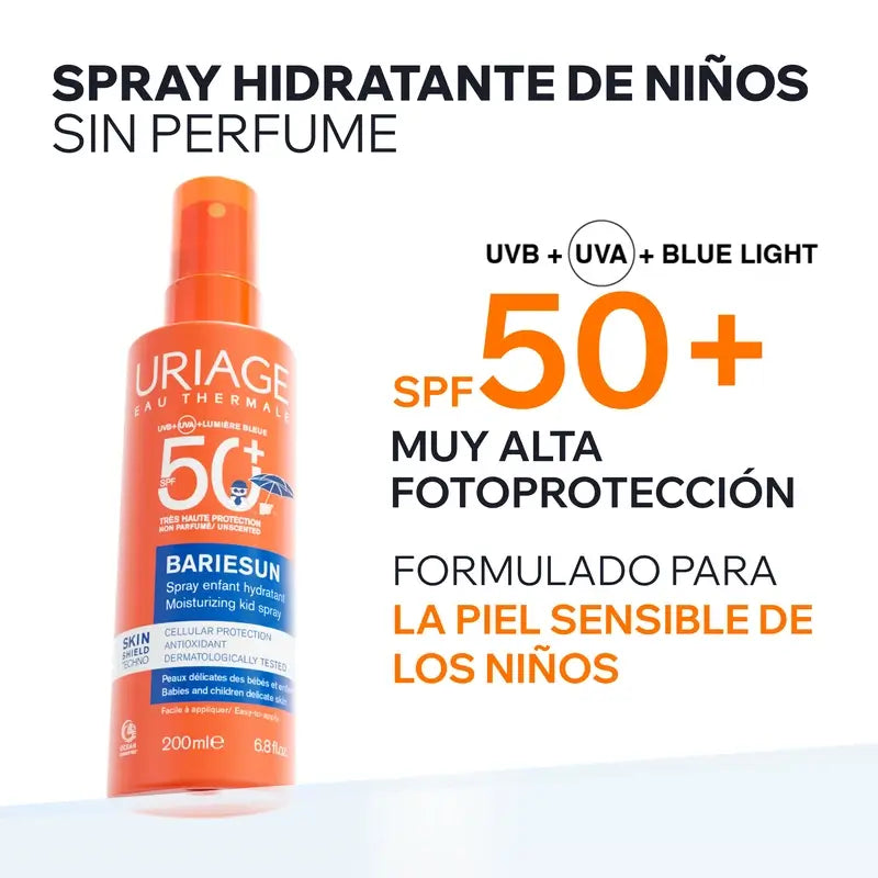 Uriage Bariésun Spray per bambini Spf50+ 200Ml