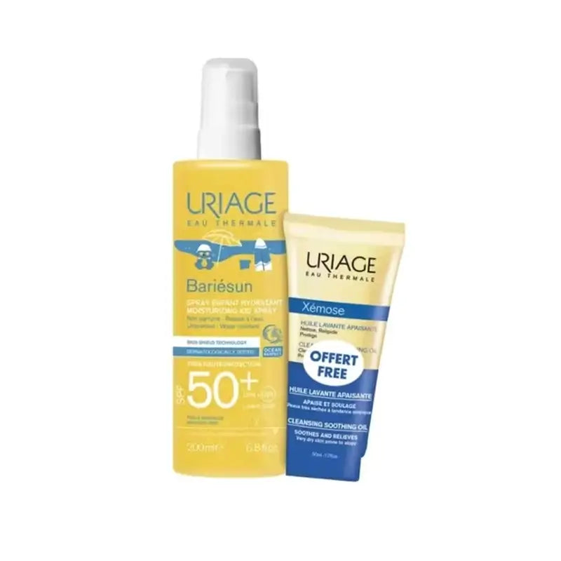 Uriage Bariesun Spray Bambini Spf50 + + Xemose C8+ Olio 50Ml