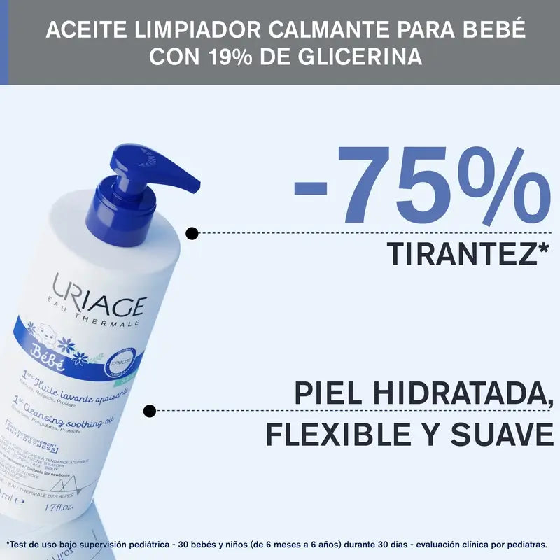 Uriage Baby 1st Olio detergente lenitivo 500 ml
