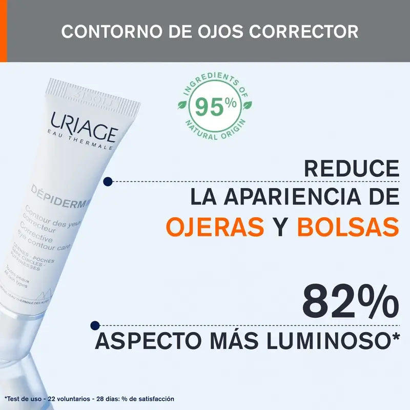 Uriage Dépiderm Contorno occhi Trattamento anti-macchie e illuminante , 15 ml