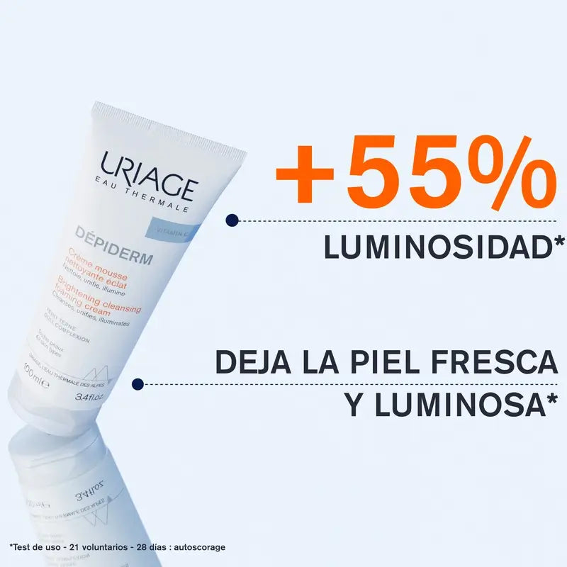 Uriage Dépiderm Schiuma detergente illuminante 100Ml