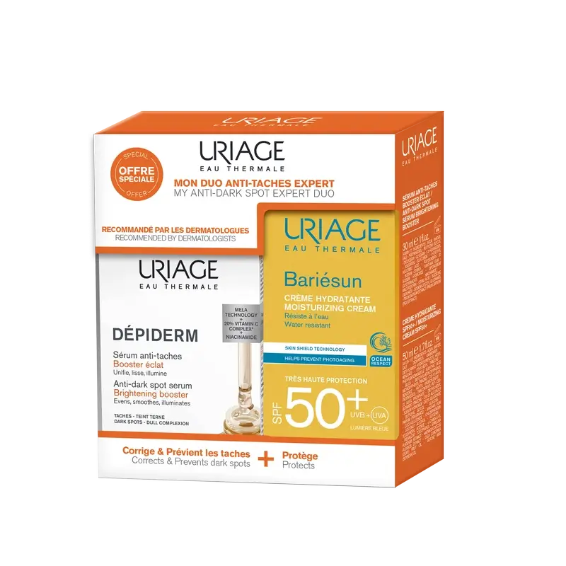 Uriage Depiderm Siero 30 Ml + Bariesun 50+ Crema