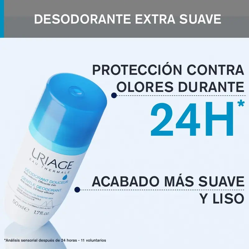 Uriage Deodorante Delicato 50Ml Pelle Sensibile 24H