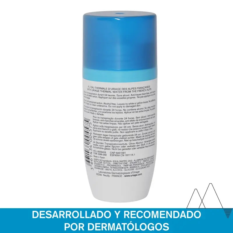 Uriage Deodorante Tri-Attivo 50Ml Efficacia 24H