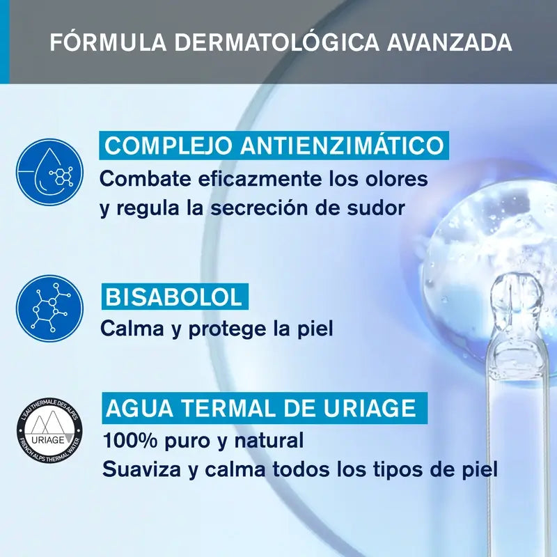 Uriage Deodorante Tri-Attivo 50Ml Efficacia 24H
