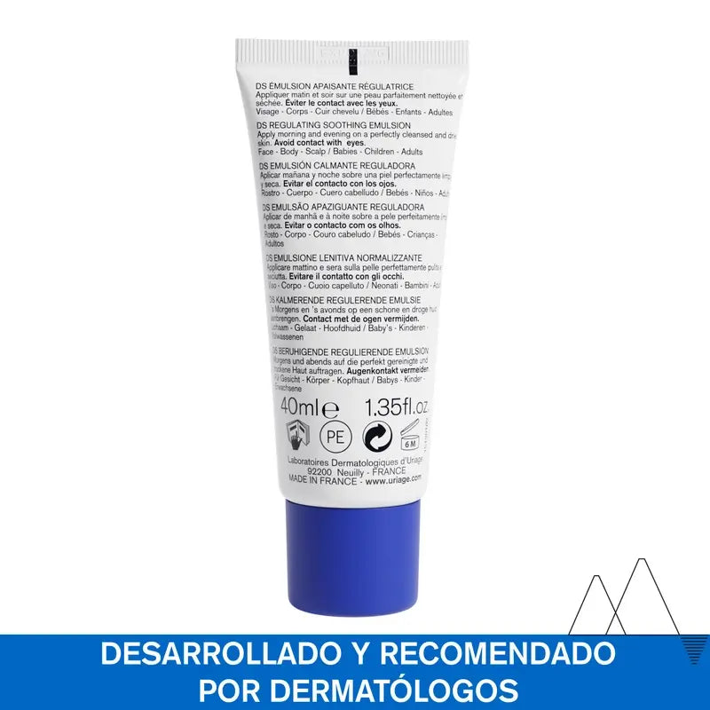 Uriage Ds Emulsione Lenitiva 40Ml non profumata