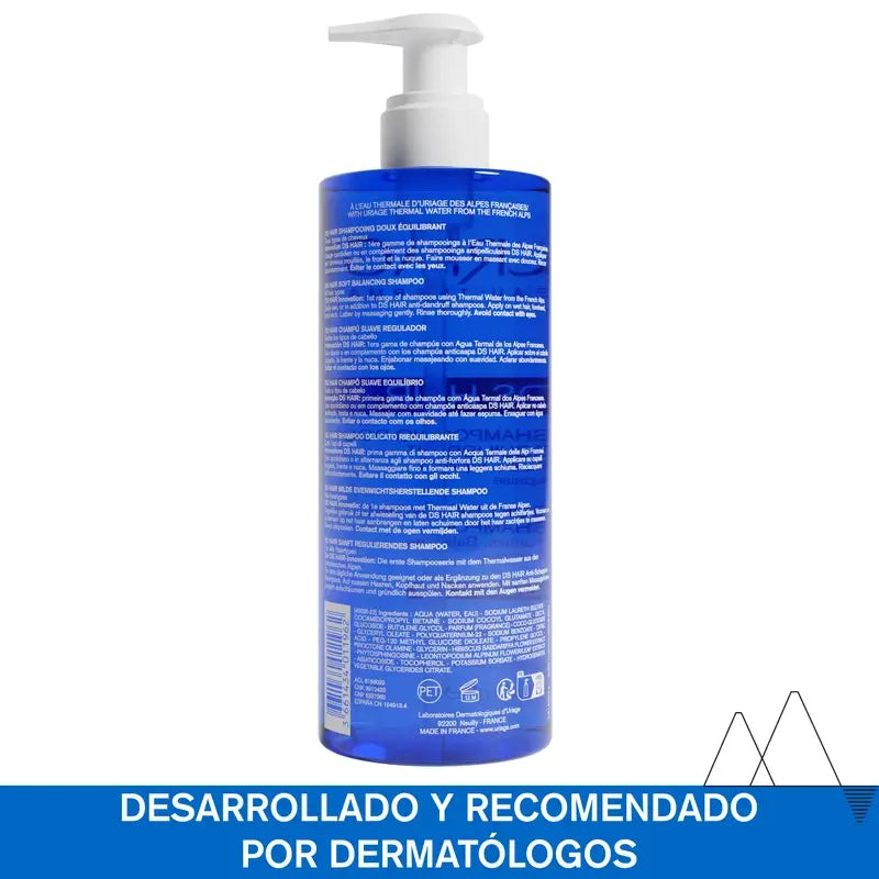 Uriage Ds Hair Shampoo Delicato Regolatore 500Ml