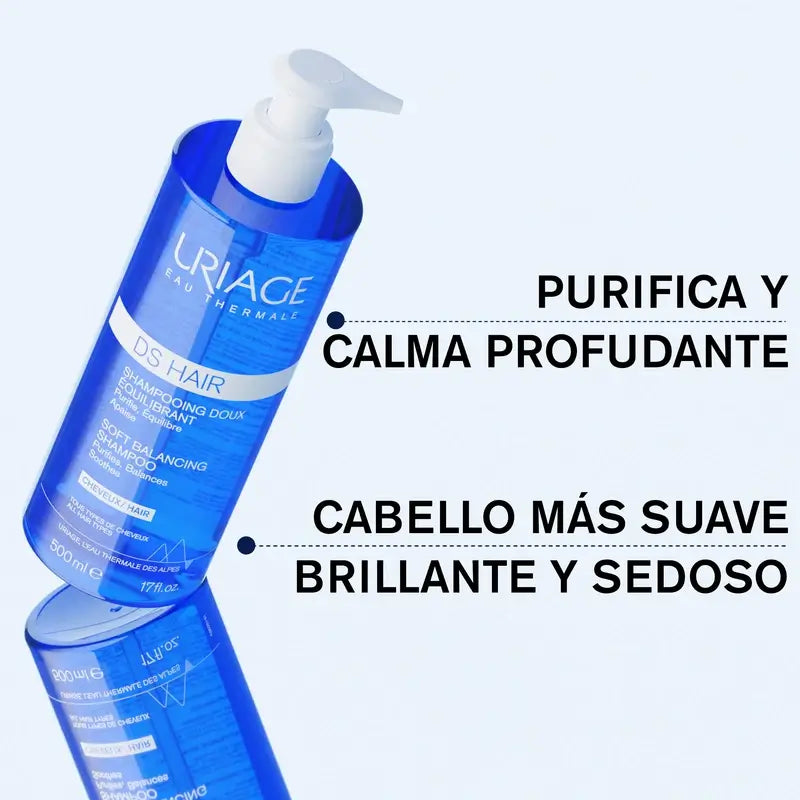 Uriage Ds Hair Shampoo Delicato Regolatore 500Ml
