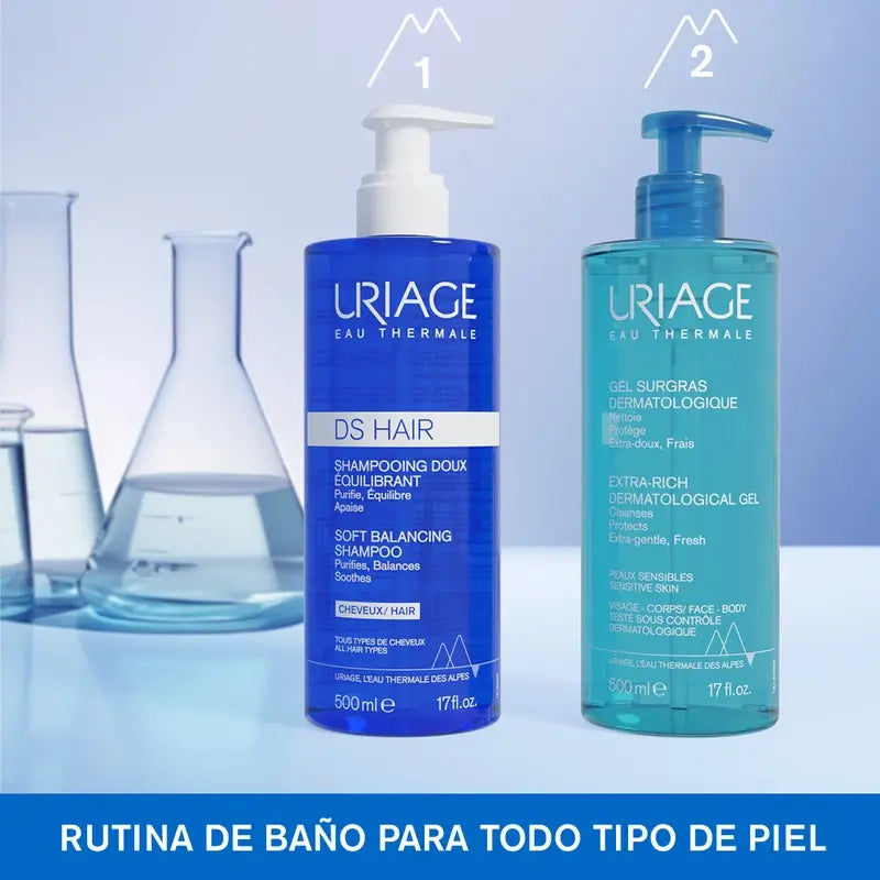 Uriage Ds Hair Shampoo Delicato Regolatore 500Ml