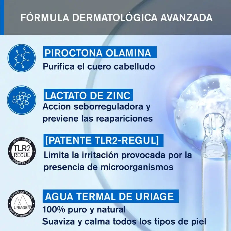 Uriage Ds Hair Shampoo trattante antiforfora 200Ml