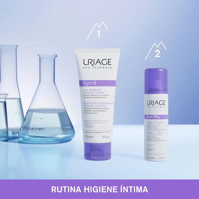 Uriage Gyn-8 Gel per l'igiene intima, 100 ml