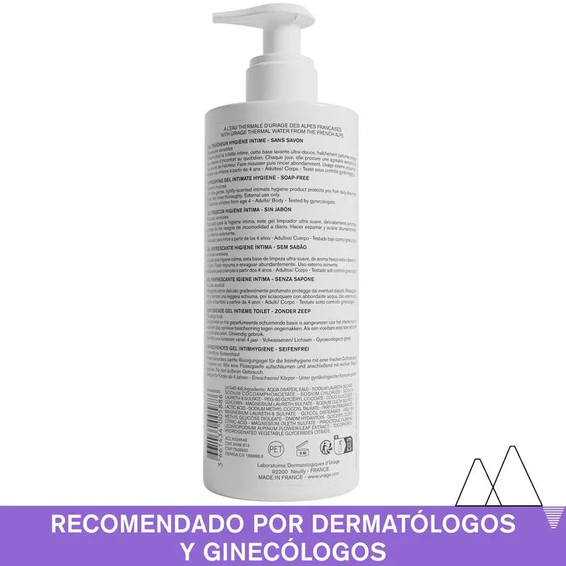 Uriage Gynphy Gel intimo, 500 ml