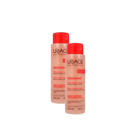 Uriage Roséliane Fluido Detergente 250 ml, confezione da 2