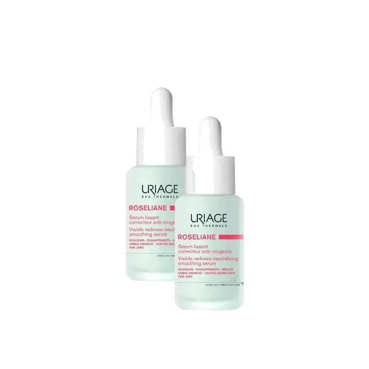 Uriage Roséliane Siero Anti-Arrossamenti 30 ml, confezione da 2