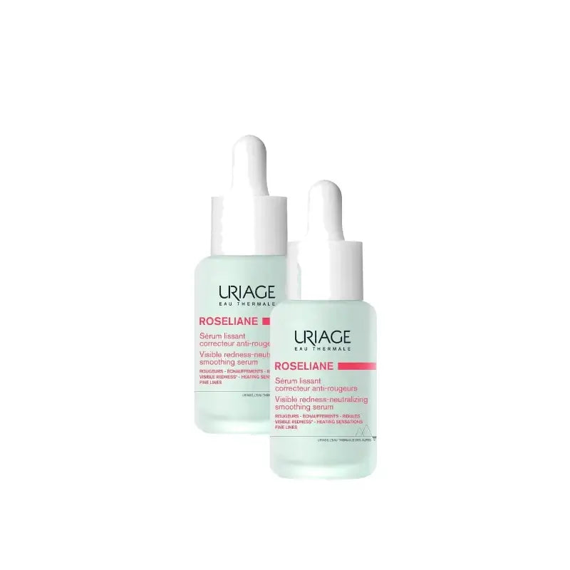 Uriage Roséliane Siero Anti-Arrossamenti 30 ml, confezione da 2