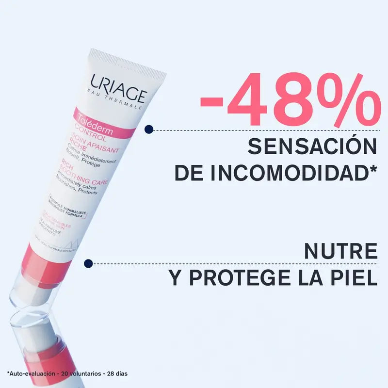Uriage Toléderm Control Crema Ricca 40 Ml