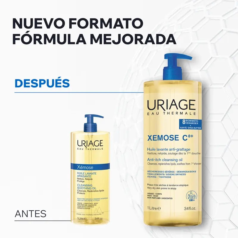 Uriage Xemose C8+ Olio detergente anti-prurito 500ml