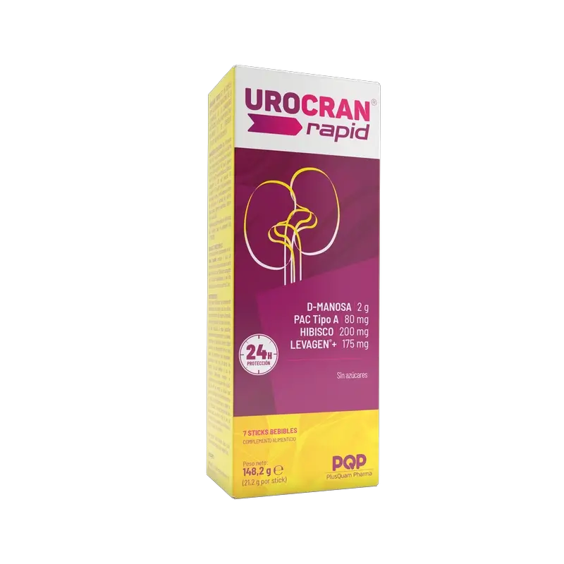 Urocran Rapid 7 Bastoncini Bevibili, 20 ml