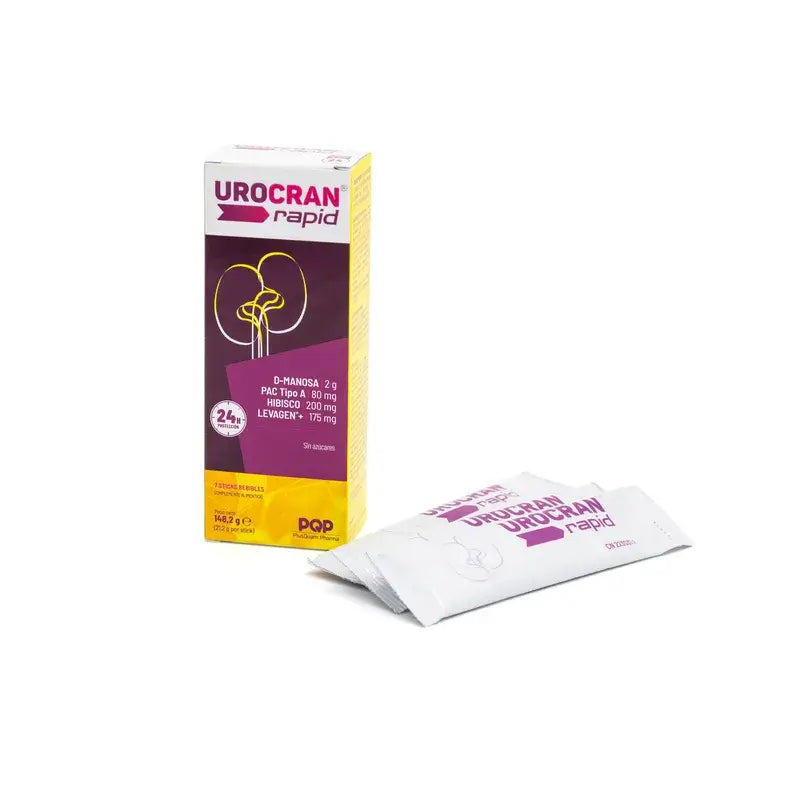 Urocran Rapid 7 Bastoncini Bevibili, 20 ml