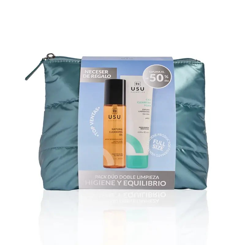 Usu Cosmetics Pacchetto Duo Doppia Detergenza Esfoliante