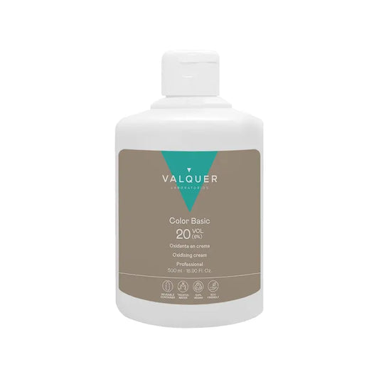 Valquer Agua Oxigenada 20 Vol (6 %) - Ossidante professionale per capelli , 500 ml