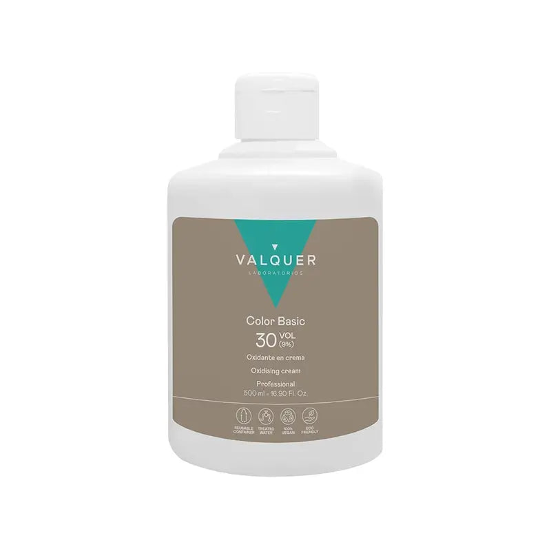 Valquer Agua Oxigenada 30 Vol (9%) - Ossidante professionale per capelli , 500 ml