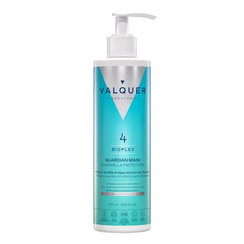 Valquer Bioplex Nº4 - Maschera protettiva per capelli , 275 ml
