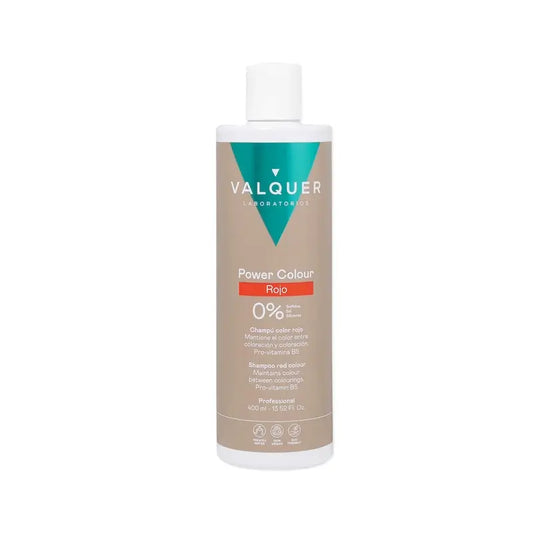 Valquer Red Colour Shampoo - Power Color , 400 ml