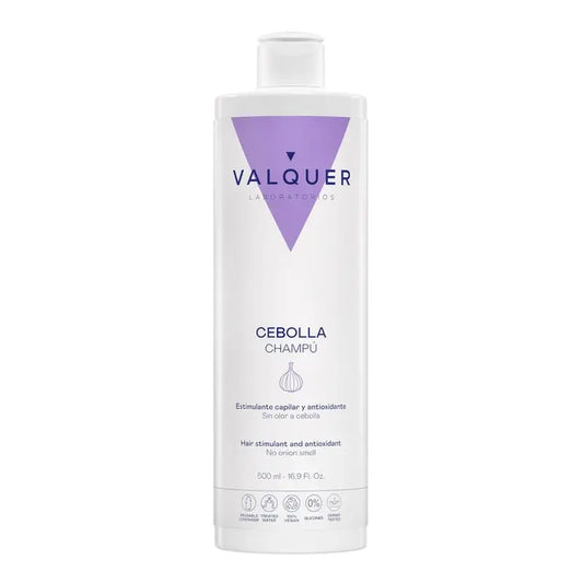 Shampoo alla cipolla Valquer - Rivitalizzante, antiossidante e purificante , 500 ml