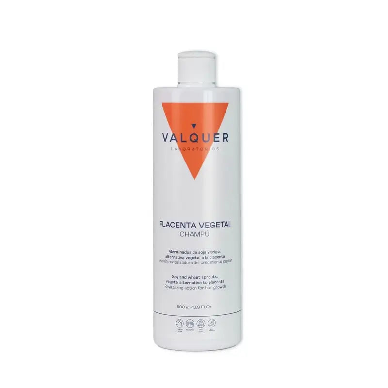 Shampoo alla placenta vegetale Valquer. Combatte: Caduta dei capelli, forfora, grasso, 500 ml