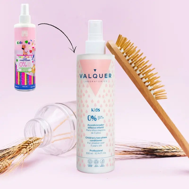 Valquer Hair Care Balsamo bifasico per bambini, 300 ml