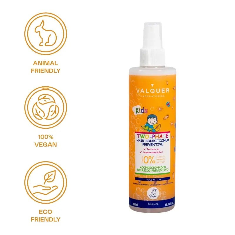 Valquer Hair Care Balsamo bifasico preventivo per bambini, 300 ml