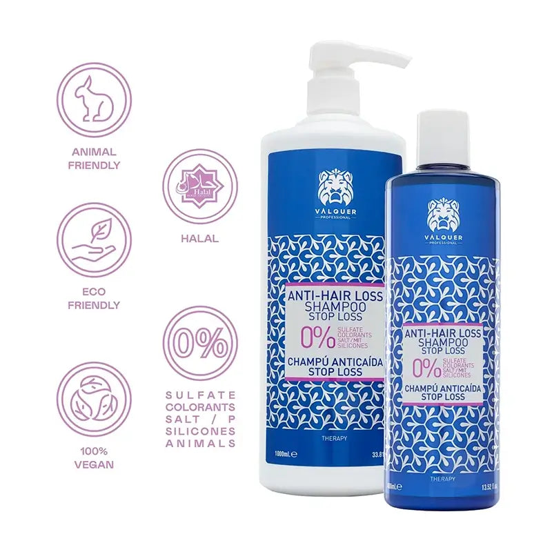 Valquer Hair Care Shampoo anti-caduta, Stop Loss, 400 ml