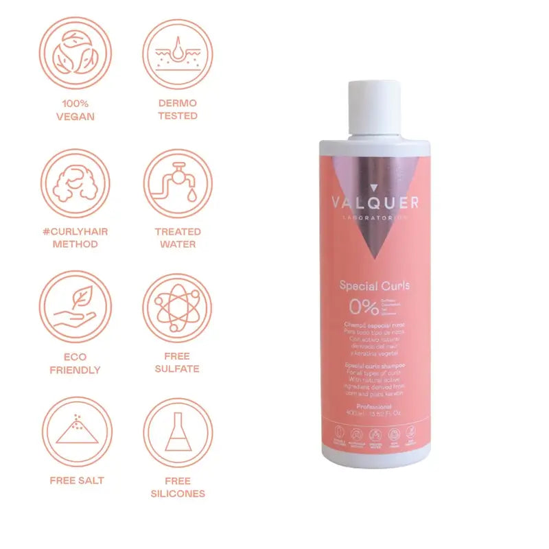 Valquer Cura dei capelli Shampoo speciale per ricci, 400 ml