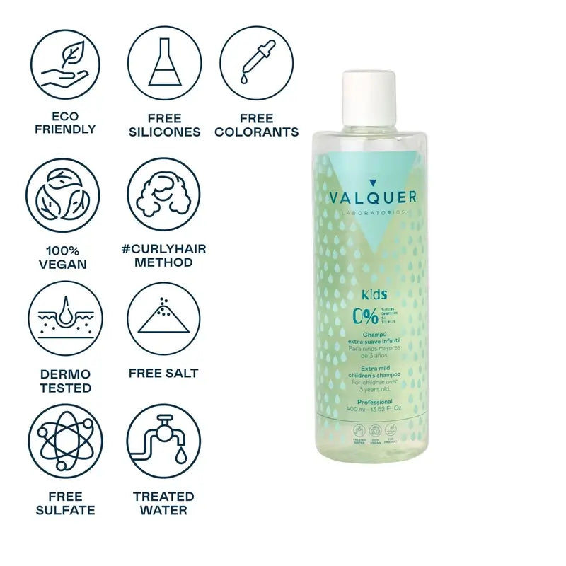 Valquer Hair Care Shampoo extra delicato per bambini, 400 ml