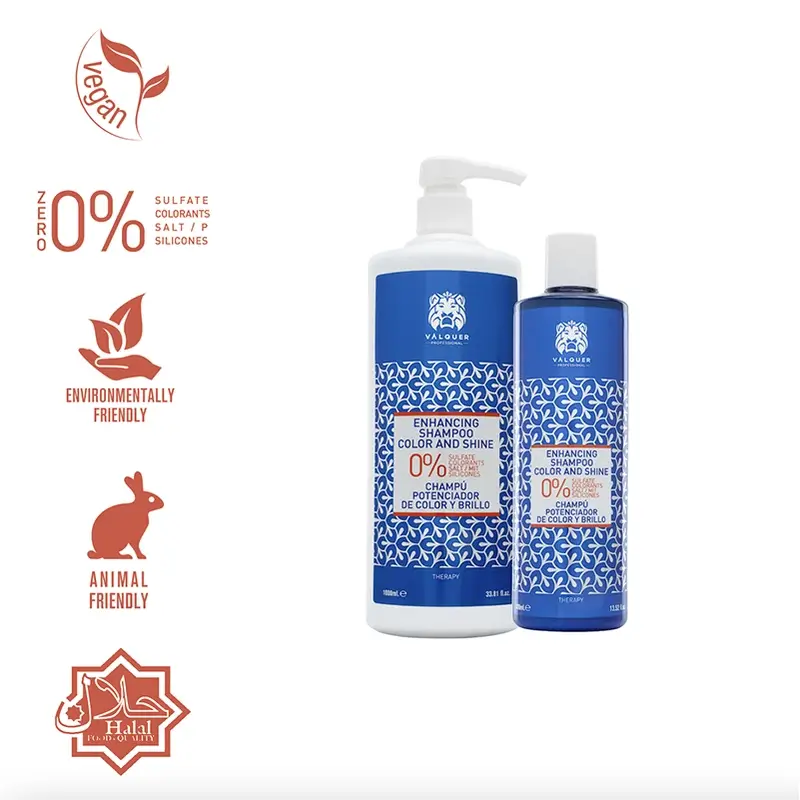 Valquer Hair Care Shampoo rinforzante del colore e della lucentezza, 400 ml