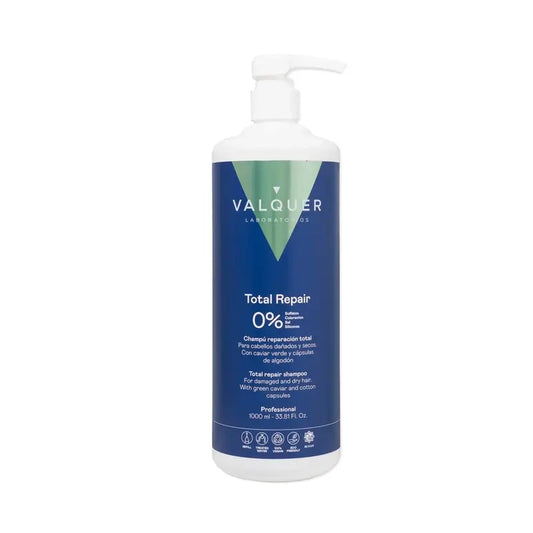 Valquer Hair Care Shampoo Riparatore Totale, 1000 ml