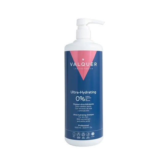 Valquer Hair Care Shampoo Ultra Idratante, Capelli Secchi, 1000 ml