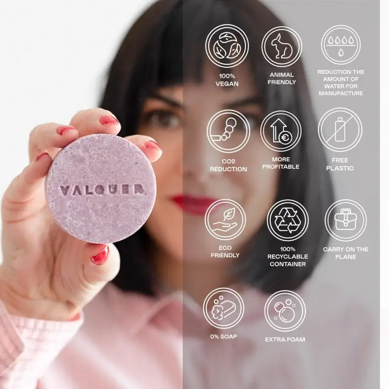 Valquer Hair Care Luxe Shampoo Solido, 50 gr