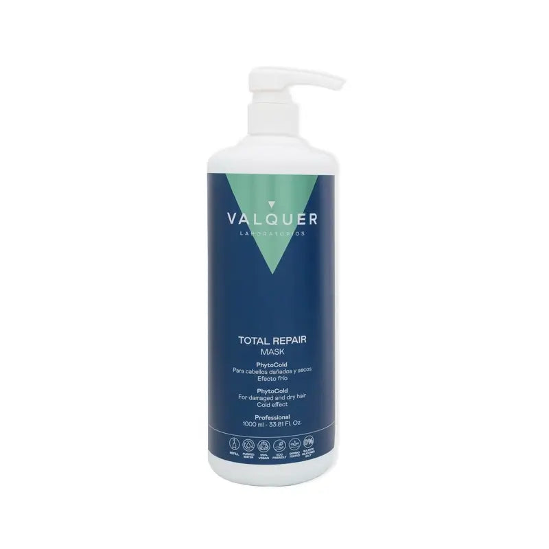 Valquer Hair Care Maschera per capelli Glacial Total Repair, 1000 ml