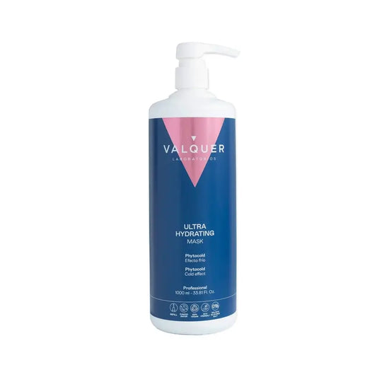 Valquer Hair Care Maschera glaciale ultra-idratante per capelli, 1000 ml