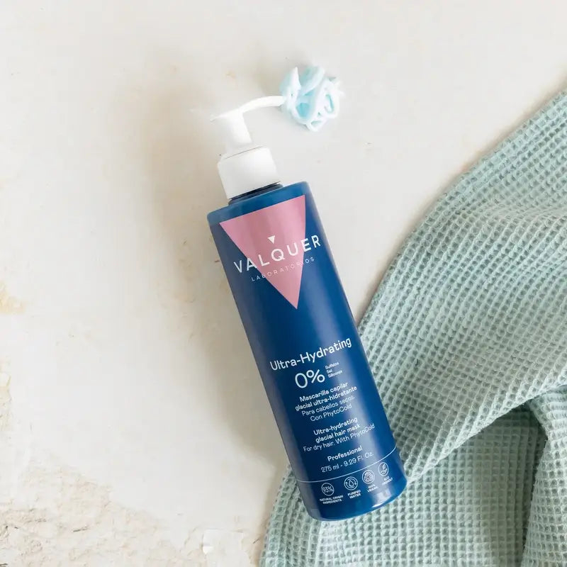 Valquer Hair Care Maschera glaciale ultra-idratante per capelli, 275 ml
