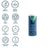 Valquer Hair Care Shampoo Riparatore Totale Particelle, 150 gr